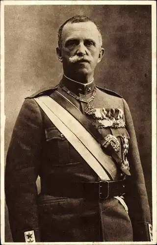Ak Viktor Emanuel III., König von Italien