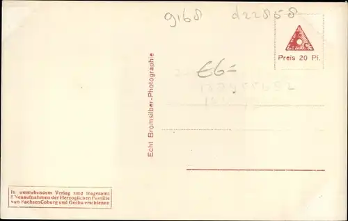 Ak Prinzessin Caroline Mathilde von Sachsen Coburg Gotha