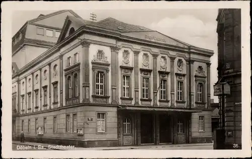 Ak Döbeln in Sachsen, Stadttheater