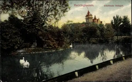 Ak Recklinghausen im Ruhrgebiet, Städtische Anlagen