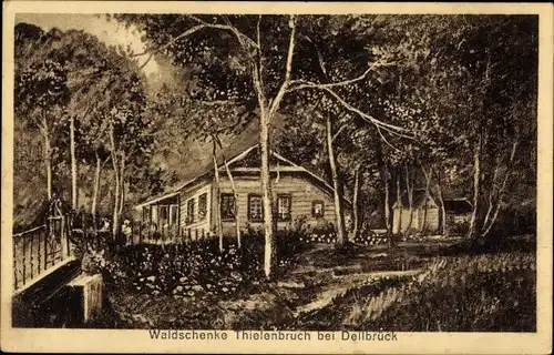 Ak Thielenbruch Dellbrück Köln am Rhein, Waldschenke
