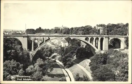 Ak Luxemburg Luxembourg, Pont Adolphe