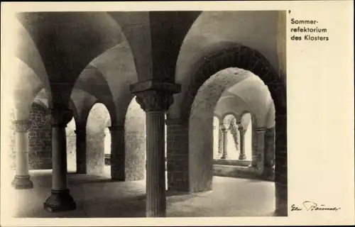 Ak Magdeburg an der Elbe, Kloster Unserer Lieben Frauen, Sommerrefektorium