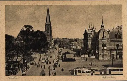 Ak Arnhem Gelderland Niederlande, Velperplein