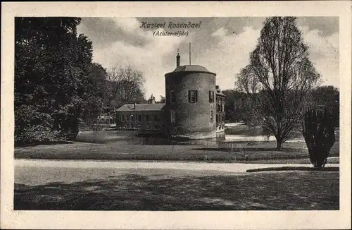 Ak Rozendaal Gelderland Niederlande, Kasteel Rosendael, Achterzijde