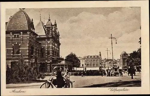 Ak Arnhem Gelderland Niederlande, Velperplein