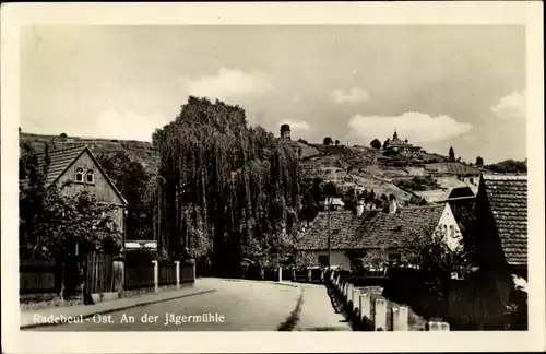 Ak Radebeul Sachsen, Partie an der Jägermühle, Panorama