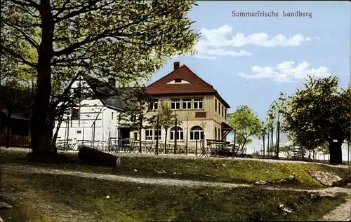 Ak Herzogswalde Wilsdruff in Sachsen, Blick auf Sommerfrische Landberg