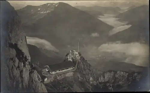 Foto Ak Bayrischzell im Mangfallgebirge Oberbayern, Wendelsteinhaus