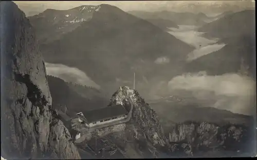 Foto Ak Bayrischzell im Mangfallgebirge Oberbayern, Wendelsteinhaus