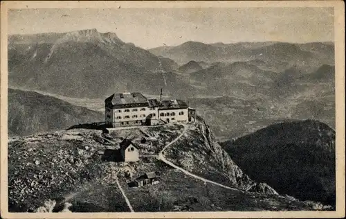 Ak Berchtesgaden in Oberbayern, Watzmann, Watzmannhaus