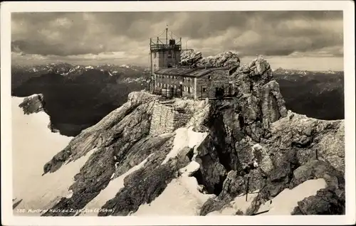 Ak Schneefernerhaus auf der Zugspitze, Münchener Haus