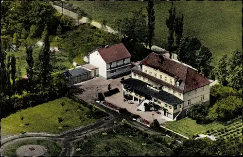 Ak Hücker Aschen Spenge in Westfalen, Altersheim Hücker-Moor, Luftbild