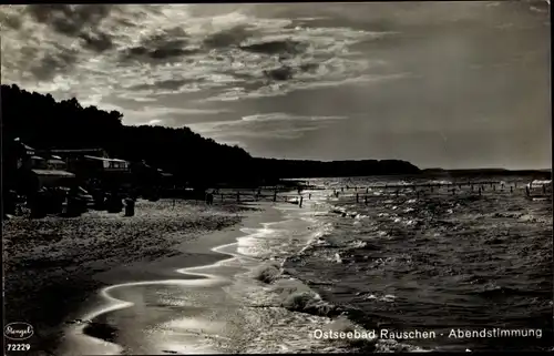 Ak Swetlogorsk Rauschen Ostpreußen, Ostseebad, Abendstimmung