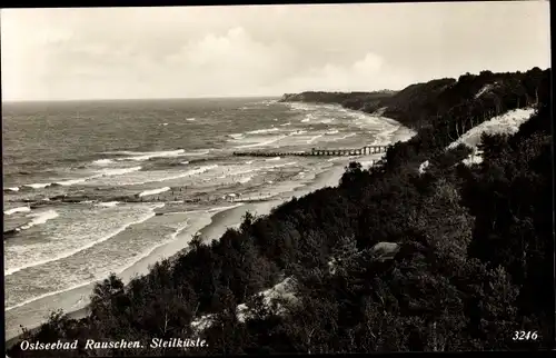 Ak Swetlogorsk Rauschen Ostpreußen, Ostseebad, Steilküste