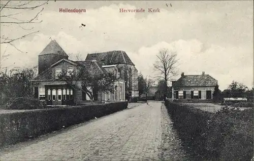 Ak Hellendoorn Overijssel, Hervormde Kerk