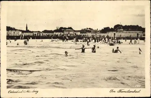 Ak Międzyzdroje Misdroy Pommern, Im Familienbad