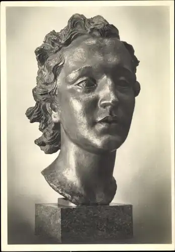 Ak Plastik von Jakob Wilhelm Fehrle, Julia, Büste