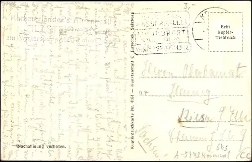 Ak Krimml in Salzburg, Kammerlanders Alpengasthof Filzstein