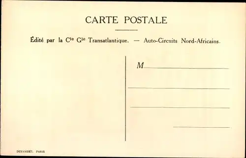 Künstler Ak Sandoz, Araber, Barbier, Auto Circuits Nord Africains, CGT