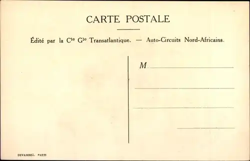 Künstler Ak Sandoz, Afrikanischer Händler, Zelt, Auto Circuits Nord Africains, CGT