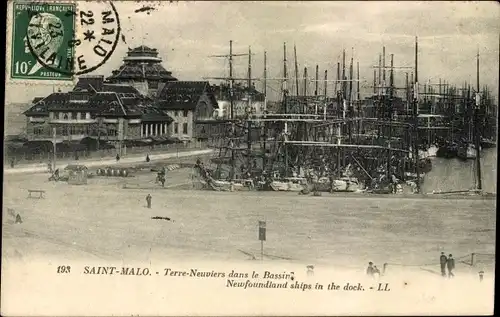 Ak Saint Malo Ille et Vilaine Bretagne, Terre-Neuviers dans le Bassin