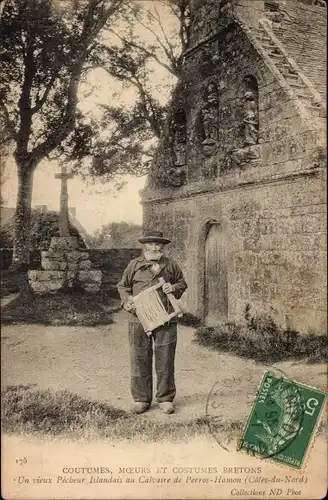 Ak Ploubazlanec Cotes d'Amor, Calvaire de Perros Hamon