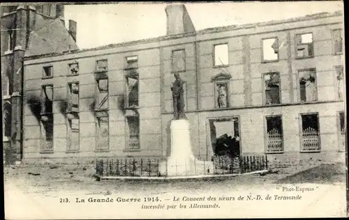 Ak Termonde Ostflandern, Couvent des Dames de Notre Dame