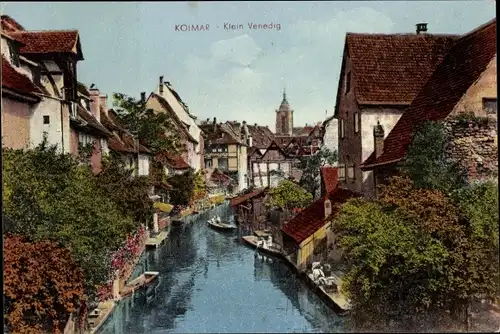 Ak Colmar Kolmar Elsass Haut Rhin, Klein Venedig