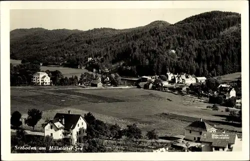 Ak Seeboden am Millstätter See Kärnten, Ort mit Umgebung