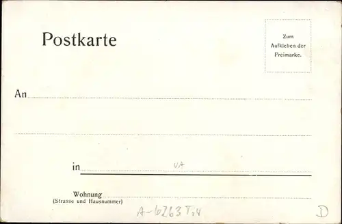 Künstler Ak Tirol, Zemmbach, Schwarzensteingrund, Wasserfall