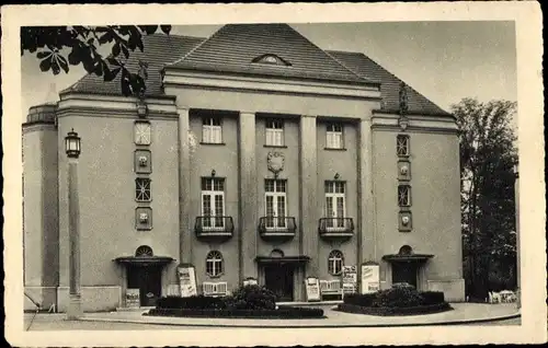 Ak Františkovy Lázně Franzensbad Region Karlsbad, Stadttheater