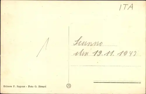 Ak Scanno Abruzzo, Gesamtansicht