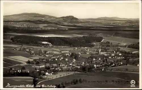 Ak Hainewalde Oberlausitz, Blick vom Breiteberg auf Ort und Umgebung