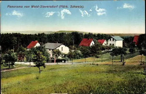Ak Waldsieversdorf Märkische Schweiz, Panorama