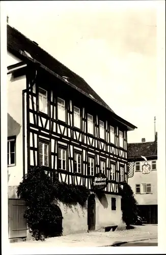 Ak Sulzbach an der Murr, Gasthof und Bierbrauerei Zum Adler