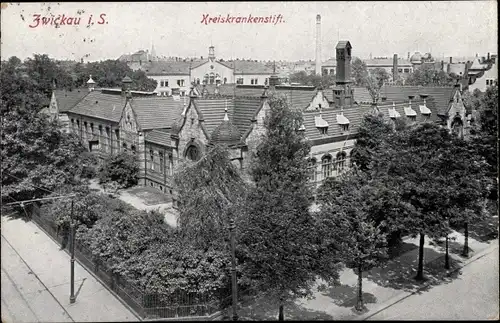 Ak Zwickau in Sachsen, Kreiskrankenstift