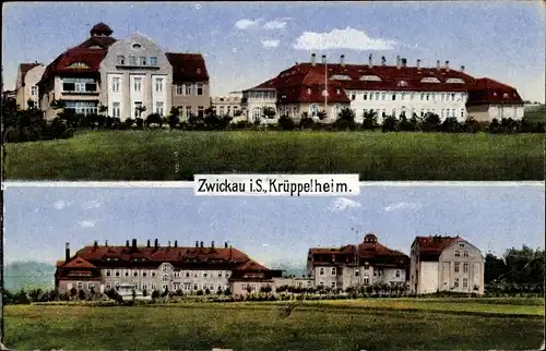 Ak Zwickau in Sachsen, Krüppelheim
