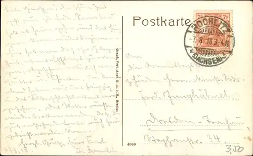 Ak Rochlitz an der Mulde, Stadtbild