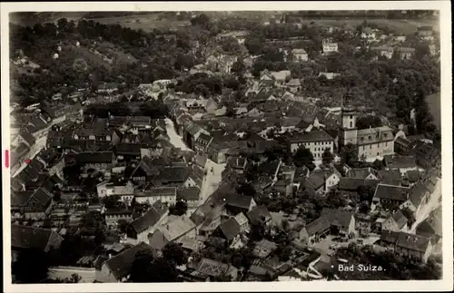 Ak Bad Sulza in Thüringen, Fliegeraufnahme