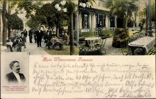 Ak Jena in Thüringen, Aula Vimariensis Jenensis, Portrait