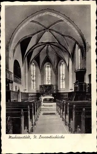 Ak Markranstädt in Sachsen, Inneres der St. Laurentiuskirche