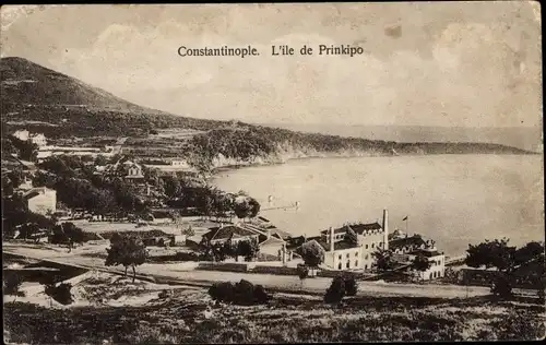Ak Büyükada Prinkipo Prinzeninseln Konstantinopel Istanbul Türkei, Panorama