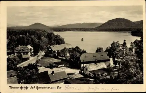 Ak Hamr na Jezeře Hammer am See Region Reichenberg, Hammersee, Teilansicht vom Ort