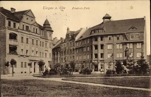 Ak Torgau an der Elbe Nordsachsen, Friedrichplatz