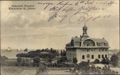 Ak Ostseebad Niendorf Timmendorfer Strand, Kinderheim St. Johann