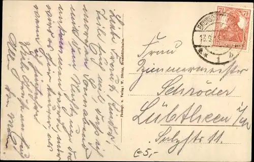 Ak Brunsbüttelkoog Brunsbüttel in Dithmarschen, Pauluskirche