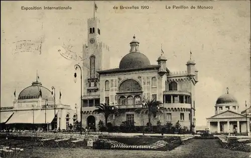 Ak Bruxelles Brüssel, Exposition Internationale 1910, Le Pavillon de Monaco