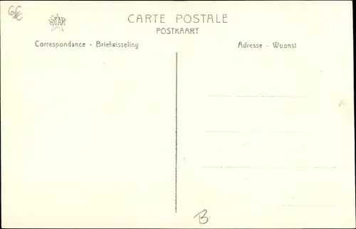 Ak Middelkerke Westflandern, La Digue, Hausfassaden
