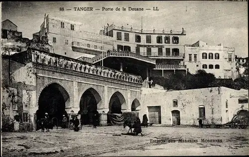 Ak Tanger Marokko, Porte de la Douane